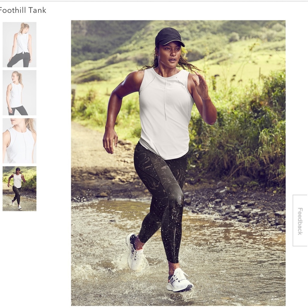 Athleta Foothill Tank Top Split-Back, Athleisure,… - image 5